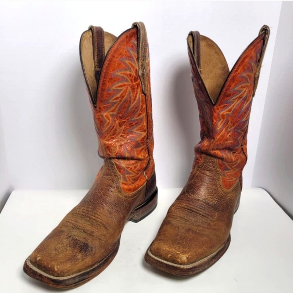Ariat Men's High Call Western Cowboy Boots Quicksand/Sunset 9.5D Goodyear Sole